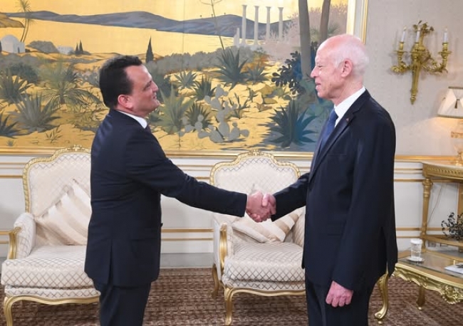 رئيس الجمهورية يستقبل سفير بلغاريا بمناسبة انتهاء مهامه بتونس