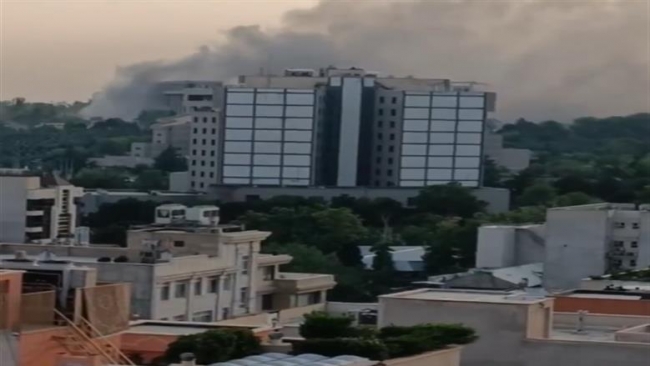الاحتلال يستهدف مقر التلفزيون الحكومي الإيراني
