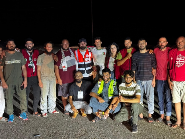 الإفراج عن جميع المشاركين في قافلة الصمود
