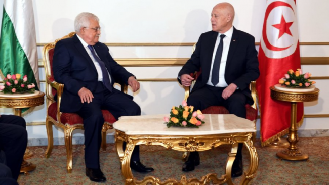 محمود عبّاس يشيد بمواقف تونس الداعمة للشعب الفلسطيني