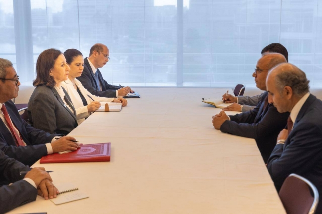 رئيسة الحكومة تلتقي رئيس الوفد الليبي وعضو المجلس الرئاسي
